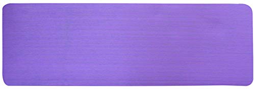 BalanceFrom BFGY-AP6PP Go Yoga All Purpose Anti-Tear Exercise Yoga Mat with Carrying Strap, Purple, One Size