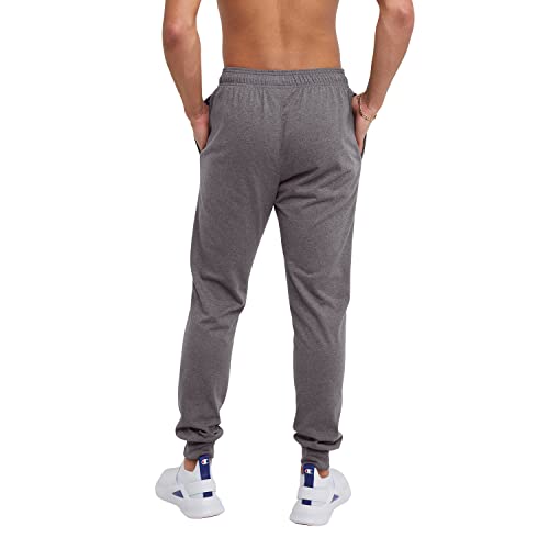 Champion mens Everyday Cotton Jogger Sweatpants, Granite Heather, Medium US