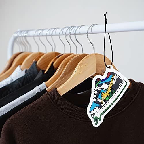 Car Air Fresheners, Hypebeast Car Accessories Sneakerhead AJ Jordan Hanging Scents Freshener Automotive Interior Room Decor for Men Gift Set 5Pcs
