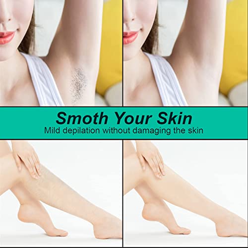Crystal Hair Eraser, Reusable Crystal Hair Remover Magic Painless Exfoliation Hair Removal Tool, Magic Hair Eraser for Back Arms Legs Fast & Easy Crystal Hair Eraser for Women and Men