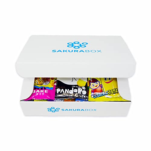 Sakura Box Japanese Snacks & Candy 30 Piece Dagashi Set Food Gift (Box)