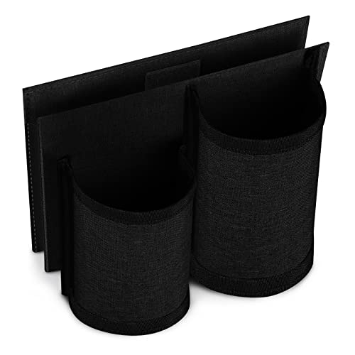 Accmor Luggage Travel Cup Holder,Universal Suitcase Luggage Cup Holder,Free Hands Suitcase Drinks Beverage Holder,Gifts for Travelers Flight Attendants,Black