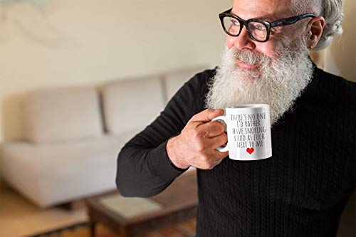 Funny Coffee Mug Husband Wife - No One I'd Rather Snoring Loud Beside Me | Birthday Gift Wife Ideas - Husband Mug Boyfriend Cup | Funny Valentine Gifts Hubby - Valentines Mugs Girlfriend