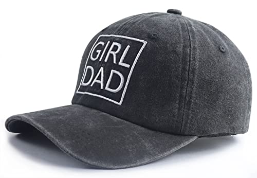 Nxizivmk Dad Birthday Gifts for Men, Girl Dad Party Decorations Hat from Daughter, Adjustable Cotton Embroidery Daddy Baseball Cap, Funny Fathers Day Best Dad Ever Gift for Papa Father Husband Brother