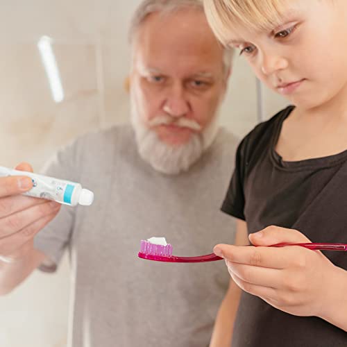 6 Pack Toothpaste Cap, Fowecelt Self Closing Toothpaste Squeezer Dispenser for Kids and Adults (White)