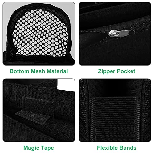 Accmor Luggage Travel Cup Holder,Universal Suitcase Luggage Cup Holder,Free Hands Suitcase Drinks Beverage Holder,Gifts for Travelers Flight Attendants,Black