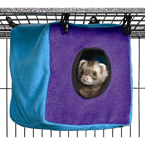 Ferret Nation Cozy Cube for Ferret Nation & Critter Nation Small Animal Cages | Measures 8.5L x 8.5W x 9H - Inches