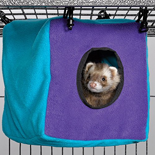 Ferret Nation Cozy Cube for Ferret Nation & Critter Nation Small Animal Cages | Measures 8.5L x 8.5W x 9H - Inches