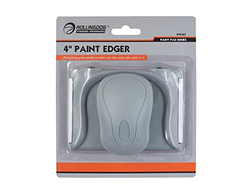 ROLLINGDOG 4" Paint Edger Paint Pad - for Wall and Ceiling Cutting in, Painting Corner and Edges