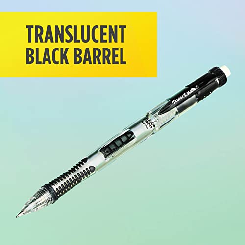 Paper Mate Clearpoint Mechanical Pencils, 0.7mm, HB 2, Black Barrels, 4 Count