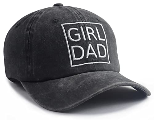 Nxizivmk Dad Birthday Gifts for Men, Girl Dad Party Decorations Hat from Daughter, Adjustable Cotton Embroidery Daddy Baseball Cap, Funny Fathers Day Best Dad Ever Gift for Papa Father Husband Brother