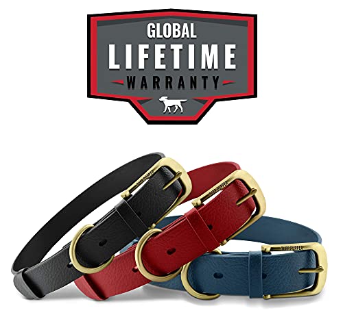Tuff Pupper Classic Heavy Duty Dog Collar | 10x Stronger Than Leather | 100% Waterproof & Odor Proof Dog Collar | Tough Rust-Proof All Metal Hardware | Lifetime Replacement Guarantee