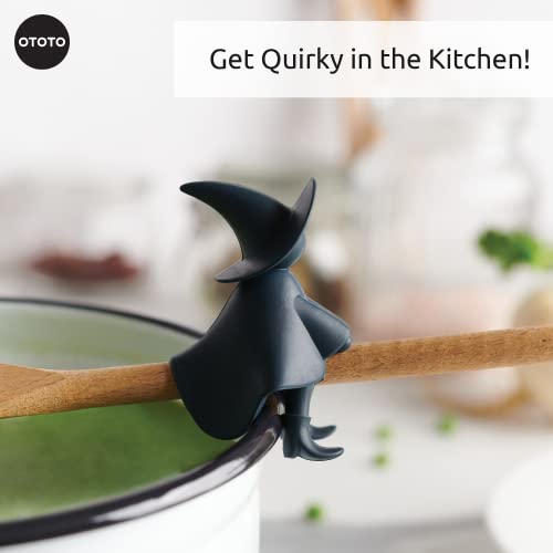 OTOTO Agatha Spoon Holder for Stove Top - Fun Kitchen Gifts for Homecooks - Spatula Holder and Cooking Spoon Rest for Stove Top and Kitchen Counter - Heat-Resistant, BPA-Free Fun Kitchen Gadget