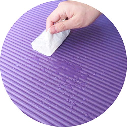 BalanceFrom BFGY-AP6PP Go Yoga All Purpose Anti-Tear Exercise Yoga Mat with Carrying Strap, Purple, One Size