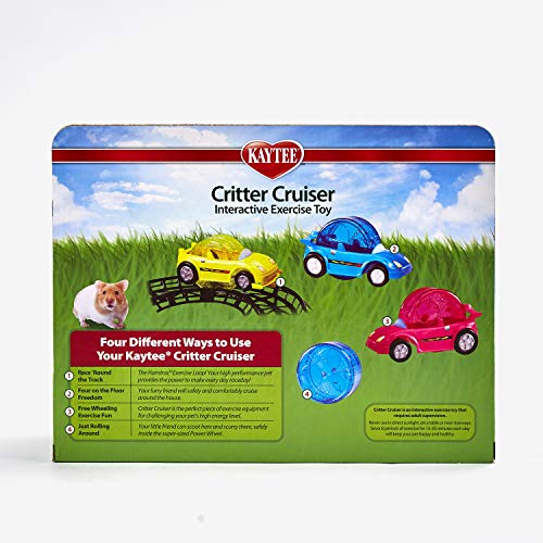 Kaytee Critter Cruiser Pet Powered Exercise Car for Hamsters and Gerbils