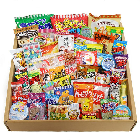 50pcs Japanese Snacks & Sweets box